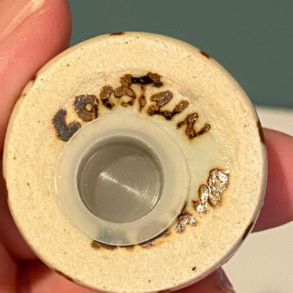 Mexican Tonala pottery salt and pepper shakers With Tray midcentury MCM Cocotzin - Picture 5 of 5